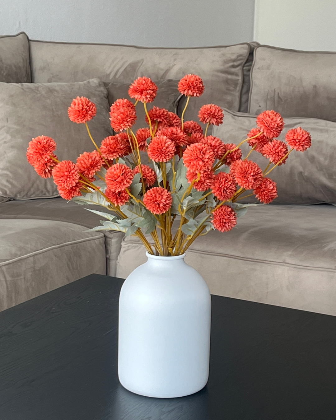 Kiku Zijden Bloemen - Terracotta