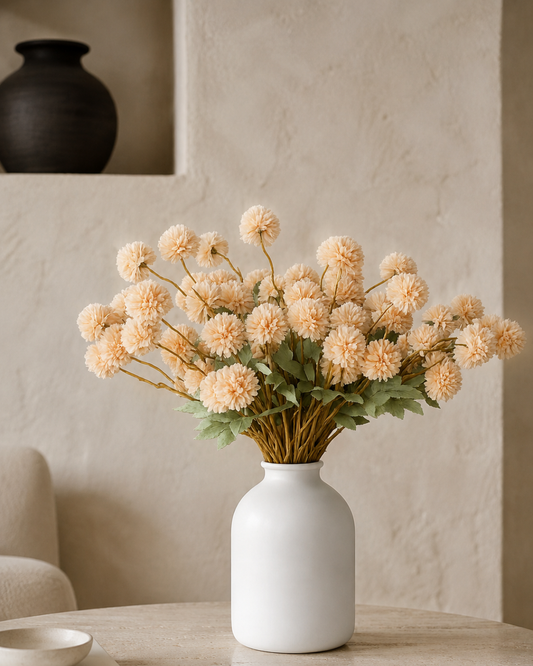 Kiku Zijden Bloemen - Peach