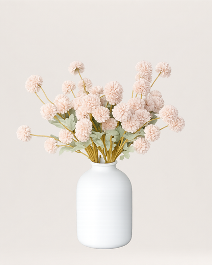 Kiku Zijden Bloemen - Creme