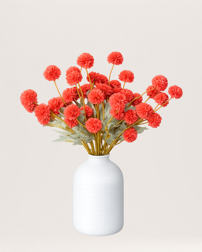Kiku Zijden Bloemen - Terracotta