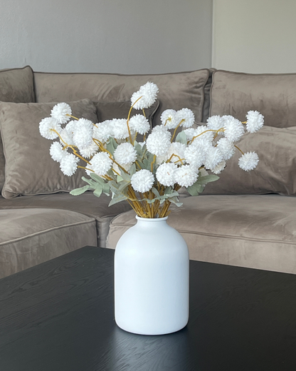 Kiku Zijden Bloemen - Wit