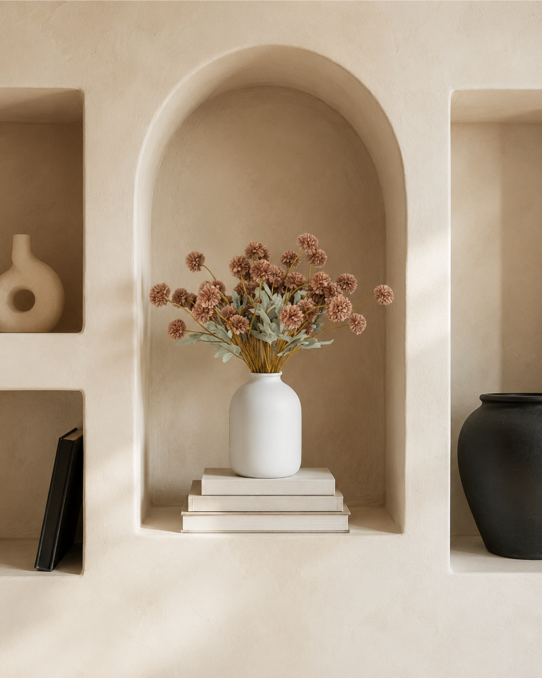 Kiku Zijden Bloemen - Choco
