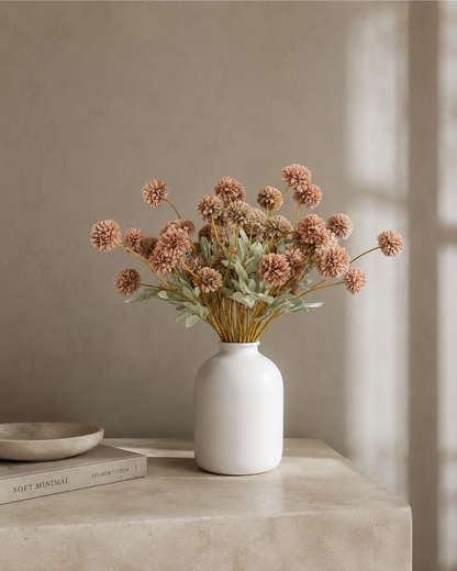 Kiku Zijden Bloemen - Choco