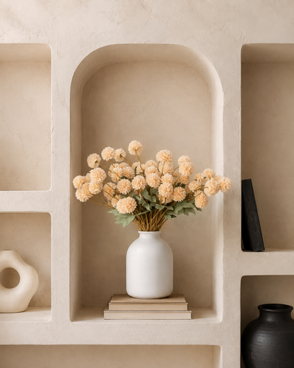 Kiku Zijden Bloemen - Peach