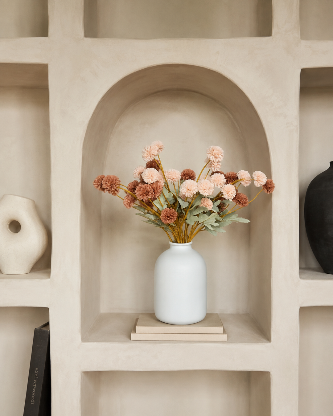 Kiku Zijden Bloemen - Choco Mix
